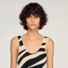 Zebra-print knit bodysuit Zebra-print knit bodysuit