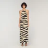 Zebra print knit maxi dress Zebra print knit maxi dress