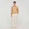 Zip-up cotton jacket