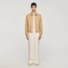 Zip-up cotton jacket