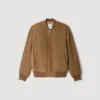 Zip-up split suede jacket Zip-up split suede jacket