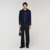 Zip-up wool cardigan Zip-up wool cardigan