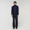 Zip-up wool cardigan Zip-up wool cardigan