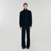 Zip-up wool cardigan Zip-up wool cardigan