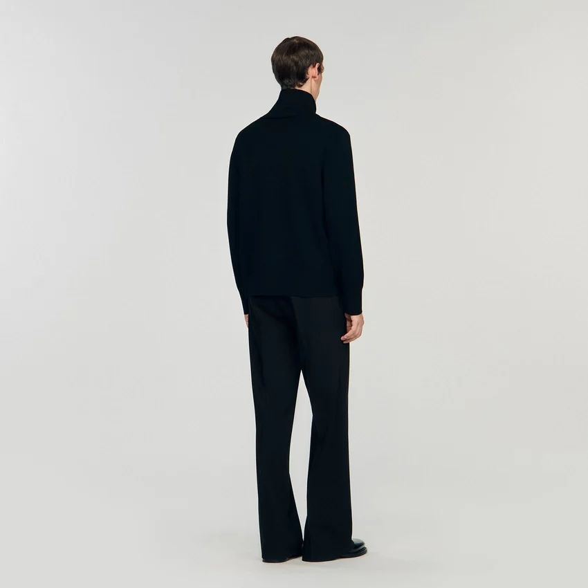 Zip-up wool cardigan Zip-up wool cardigan