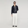 Zipped leather jacket Zipped leather jacket