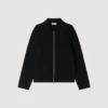 Zipped viscose knit cardigan Zipped viscose knit cardigan